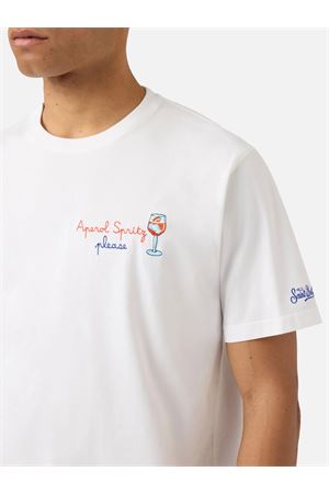 T-Shirt Portofino Man In Cotone Con Stampa Frontale MC2 SAINT BARTH | T-shirt | POT000101997L